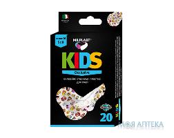 Лейкопластир Milplast Kids (Мілпласт Кідс) Occlusive для очей, стерильні, 5 см x 8 см №20