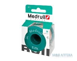 Пластырь медицинский Медрулл Силк (Medrull Silk) 2,5 см х 500 см на шелковой основе, катушка