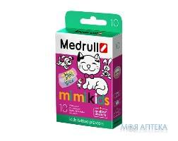 Пластирь детский бактерицидный Медрулл (Medrull) Mi Mi Kids 2,5 см х 5,7 см на полимерной основе №10