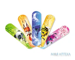 Пластир Бактерицидний Волес дитячий на поліетиленовій основі 1,9 см х 5,5 см, №1