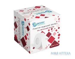 Пластир Бактерицидний Волес 3 см х 500 см котушка, на н/ткан. основі №1