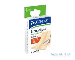 Пластир медичний Екопласт (Ecoplast) Економічний Eco Soft L неткан. 6 см х 1 м стрічка