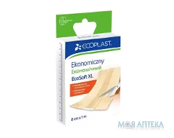 Пластир медичний Екопласт (Ecoplast) Економічний Eco Soft XL неткан. 8 см х 1 м стрічка