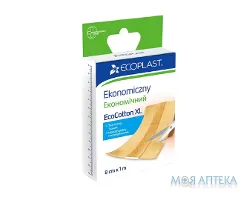 Пластир медичний Екопласт (Ecoplast) Економічний Eco Cotton XL ткан. 8 см х 1 м стрічка