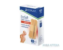 Пластир медичний Екопласт (Ecoplast) Eco Soft неткан. 72 х 19 мм №100