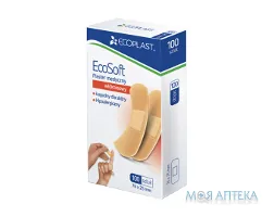 Пластир медичний Екопласт (Ecoplast) бактерицидний, на нетканій основі 72 х 25 мм №100