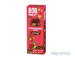 Равлик Боб (Bob Snail) Яблуко-Полуниця в бельгійському молочному шоколаді цукерки 30 г