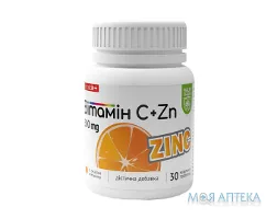 Вітамін С + Цинк Baum Pharm таб. жув. зі смаком апельсину №30