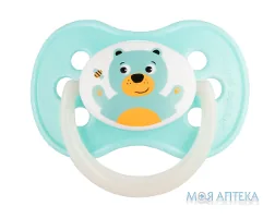 Пустушка Canpol Babies (Канпол Бебіс) 22/594 Animals, латексна кругла, 6-18 міс.