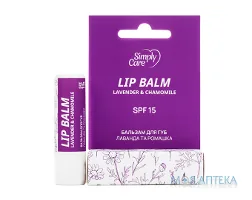 Сімплі Кеа Бальзам для губ лаванда та ромашка 5 г