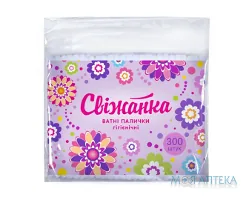 Ватні палички Свіжанка пакет №300