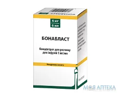 Бонабласт концентрат для р-ну д/інф. 1 мг/мл по 6 мл №1 у флак.