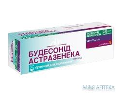 Будесонід Астразенека суспензія д/розпил., 0,25 мг/мл по 2,0 мл у конт. №20 (5х4)