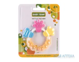 Прорізувач-брязкальце Baby Team (Бебі Тім) 8410 Квіточка