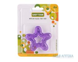 Прорезыватель водный детский BABY TEAM (Беби Тим) артикул 4005 Звездочка/сердечко с 4-х месяцев 1 шт