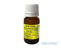 Калію Йодид порошок для орального розчину по 125 мг у фл.