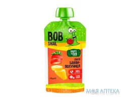 Равлик Боб (Bob Snail) Пюре-смузі банан, полуниця 120 г пакет