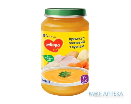 Крем-суп Milupa (Мілупа) овочі з курчам 200 г