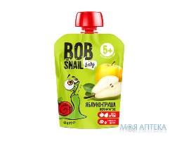 Равлик Боб (Bob Snail) Бебі пюре яблуко, груша 90 г пакет