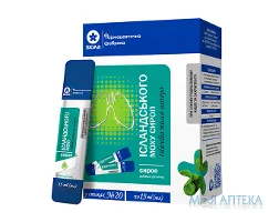 Ісландський мох сироп саше 15 мл №20