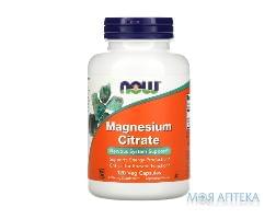 NOW Magnesium Citrate (Магнію цитрат) капсули 400 мг №120