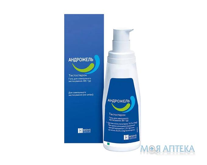 Андрожель гель д/наруж. прим. 16.2 мг/1 г по 88 г во флак. с доз. устр.