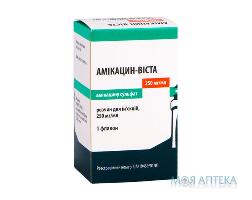 Амікацин-Віста розчин д/ін. 250 мг/мл по 2 мл №1 у флак.