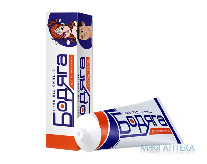 Гель Бодяга від синців для обличчя і тіла по 25 мл у тубах