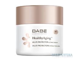 Babe Laboratorios (Бабе Лабораторіос) Healthy Aging Крем для обличчя мультизахисний ліфтинг з DMAE та SPF-30 денний 50 мл