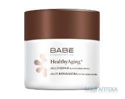 Крем для лица BABE LABORATORIOS (Бабе Лабораториос) Healthy Aging (Хелси Эйджинг) мультивосстанавливающий ночной 50 мл