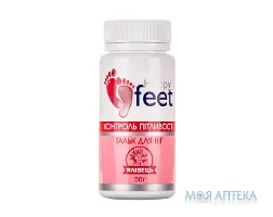 Тальк для ніг Хеппі Фіт (Happy Feet) Контроль пітливості ялівець по 50 г