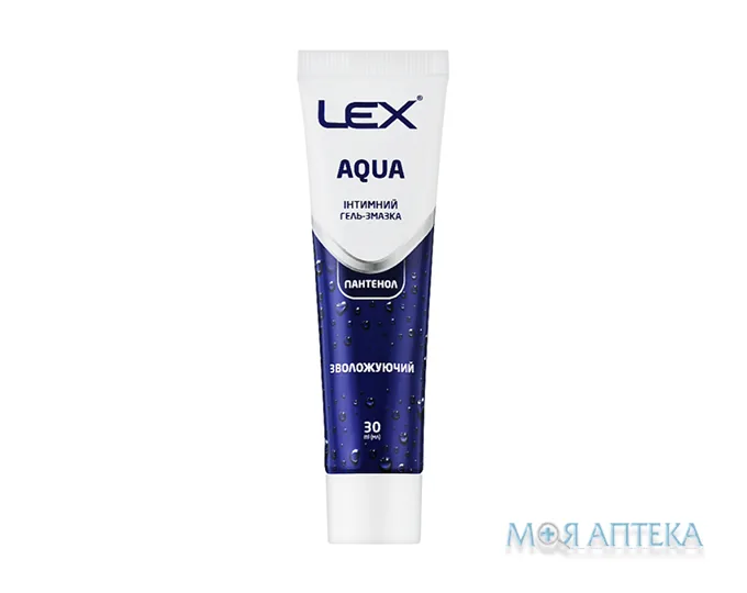 Гель-змазка інтимна LEX (Лекс) Aqua зволожуюча 30 мл