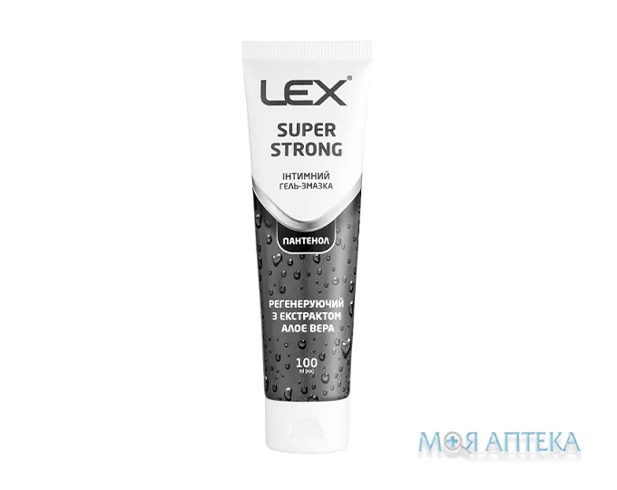 Гель-змазка інтимна LEX (Лекс) Super Strong алое вера регенеруюча 100 мл