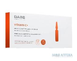 АМПУЛЫ-КОНЦЕТРАТ BABE LABORATORIOS VITAMIN C+ ДЛЯ ДЕПИГМЕНТАЦИИ С АНТИОКСИДАНТНЫМ ЭФФЕКТОМ 2МЛ №10