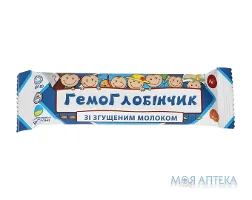 Гемоглобінчик зі згущеним молоком 40 г