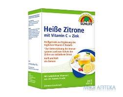Витамины SUNLIFE (Санлайф) Heibe Zitrone Vitamin C + Zink Sticks стик 4 г 20 шт