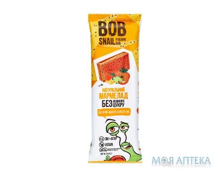 Равлик Боб (Bob Snail) Яблуко-Манго-Гарбуз-Чіа мармелад 38 г