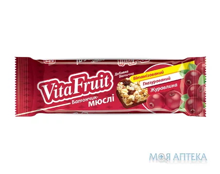Батончик-Мюслі Vita Fruit Журавлина 25 г