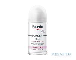 Eucerin Антиперспірант Ролик 48 годин захисту без алюмінію для чутливої шкіри, 50 мл