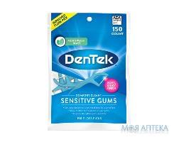 ДенТек (DenTek) Флос-зубочистки Комфортное очищение Для чувствительных десен №150