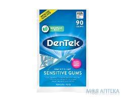 ДенТек (DenTek) Флос-зубочистки Комфортное очищение Для чувствительных десен №90