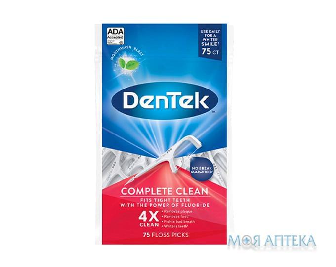ДенТек (DenTek) Флос-зубочистки Комплексне очищення №75