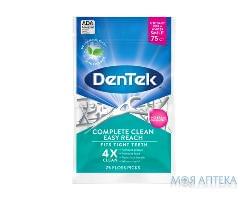 Флосс-зубочистки DENTEK (Дентек) комфортное очищение задние зубы 75 шт