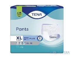 Подгузники-трусы для взрослых TENA (Тена) Pants Plus XL (Пентс плюс) размер XL 12 шт