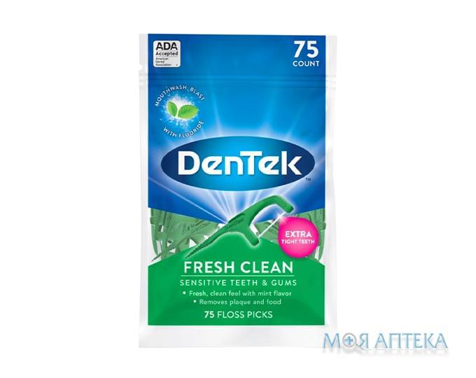 ДенТек (DenTek) Флос-зубочистки Освежающее очищение №75