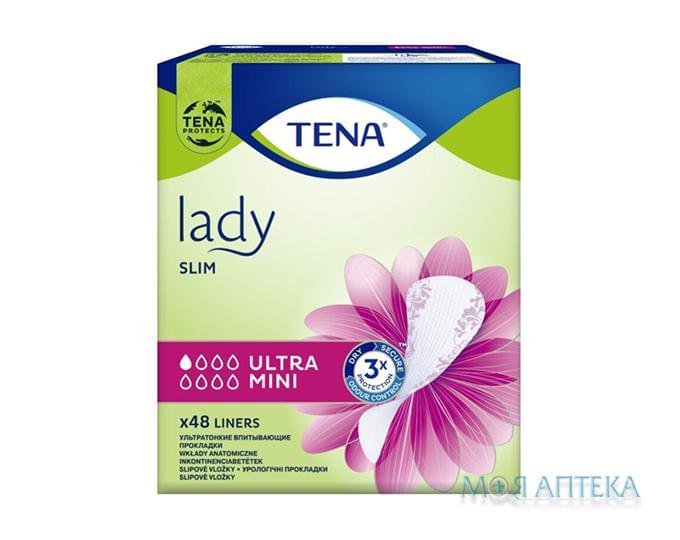 Прокладки урологические Tena (Тена) Lady Slim Ultra Mini №48