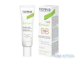 Норева Ексфоліак (Noreva Exfoliac) Тональний крем BB для обличчя, бежевий, матуючий 30 мл
