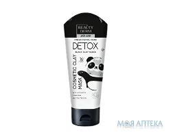 Beauty Derm (Бьюті Дерм) Маска для обличчя на основі чорної глини Detox 75 мл