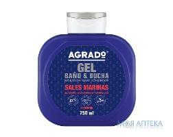 Agrado (Аградо) Гель для душу Морська сіль 750 мл