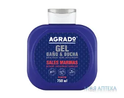 Agrado (Аградо) Гель для душу Морська сіль 750 мл